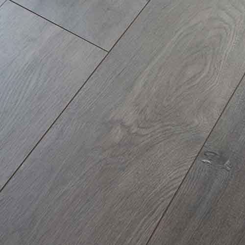 Dark grey oak laminate flooring